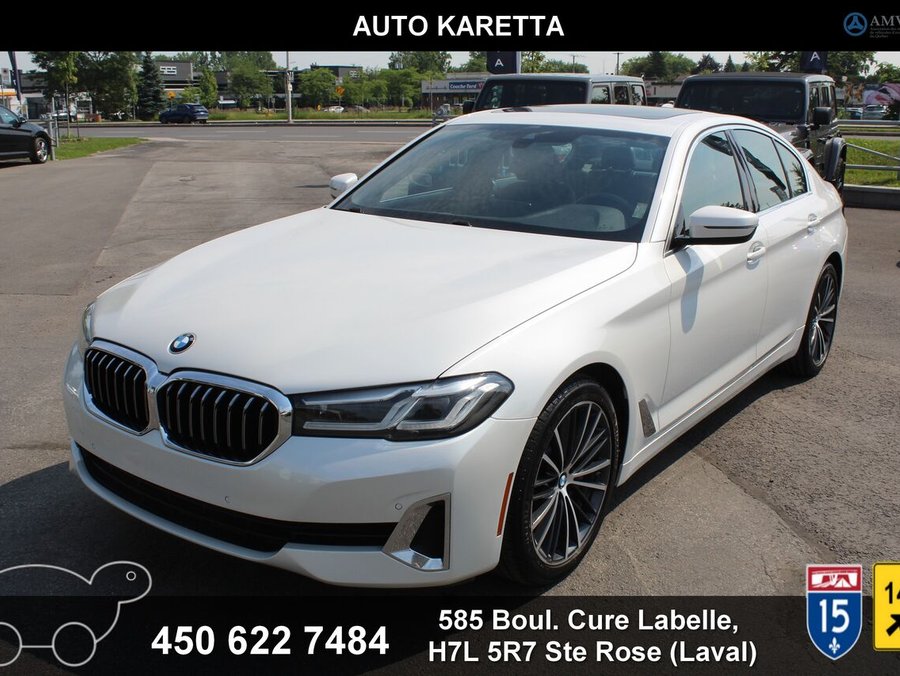 BMW 5 Series 2021 2021 Blanc