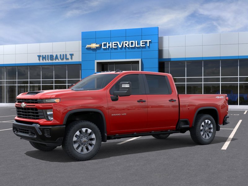 2026 CHEVROLET SILVERADO 2500HD Custom cabine multiplace 4RM 159 po Red Sherbrooke - photo #1