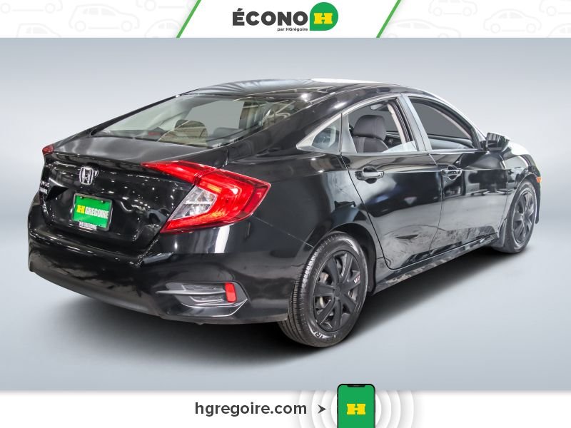 Honda Civic 822364 | LX GR ÉLEC A/C BLUETOOTH CAMÉRA 2018 Noir Laval - photo #6