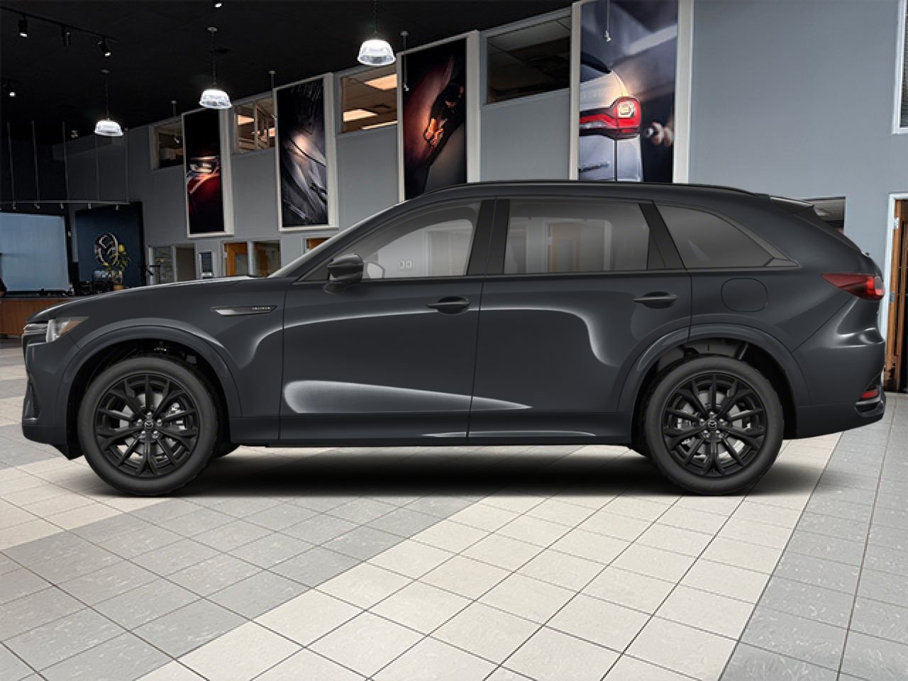 2026 MAZDA CX-70 MHEV Jet Black Mica Notre-Dame-des-Prairies - photo #1