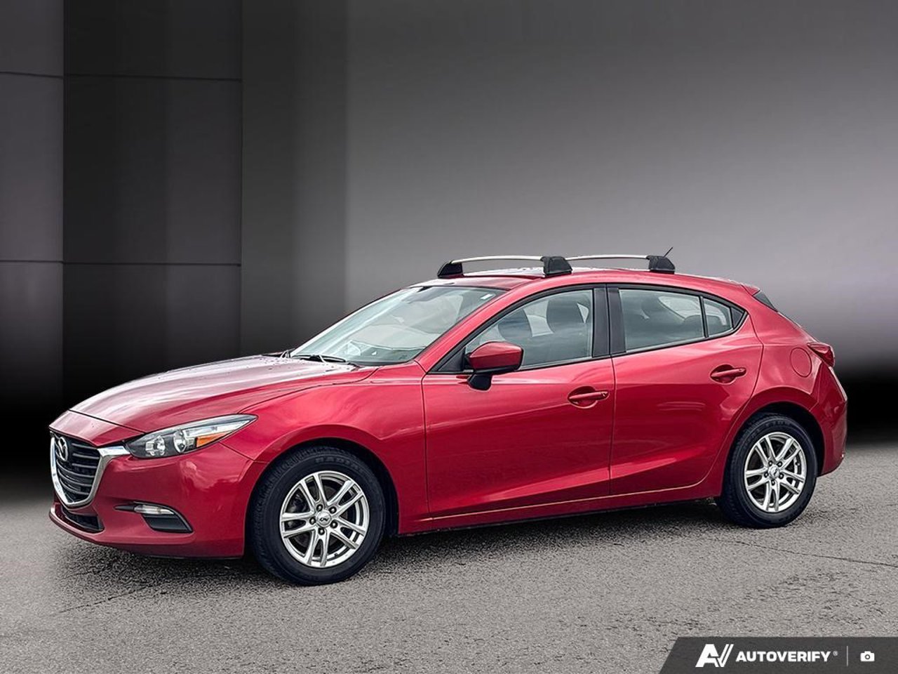 2017 Mazda Mazda3 JM1BN1K79H1121688 Red Mirabel - photo #0