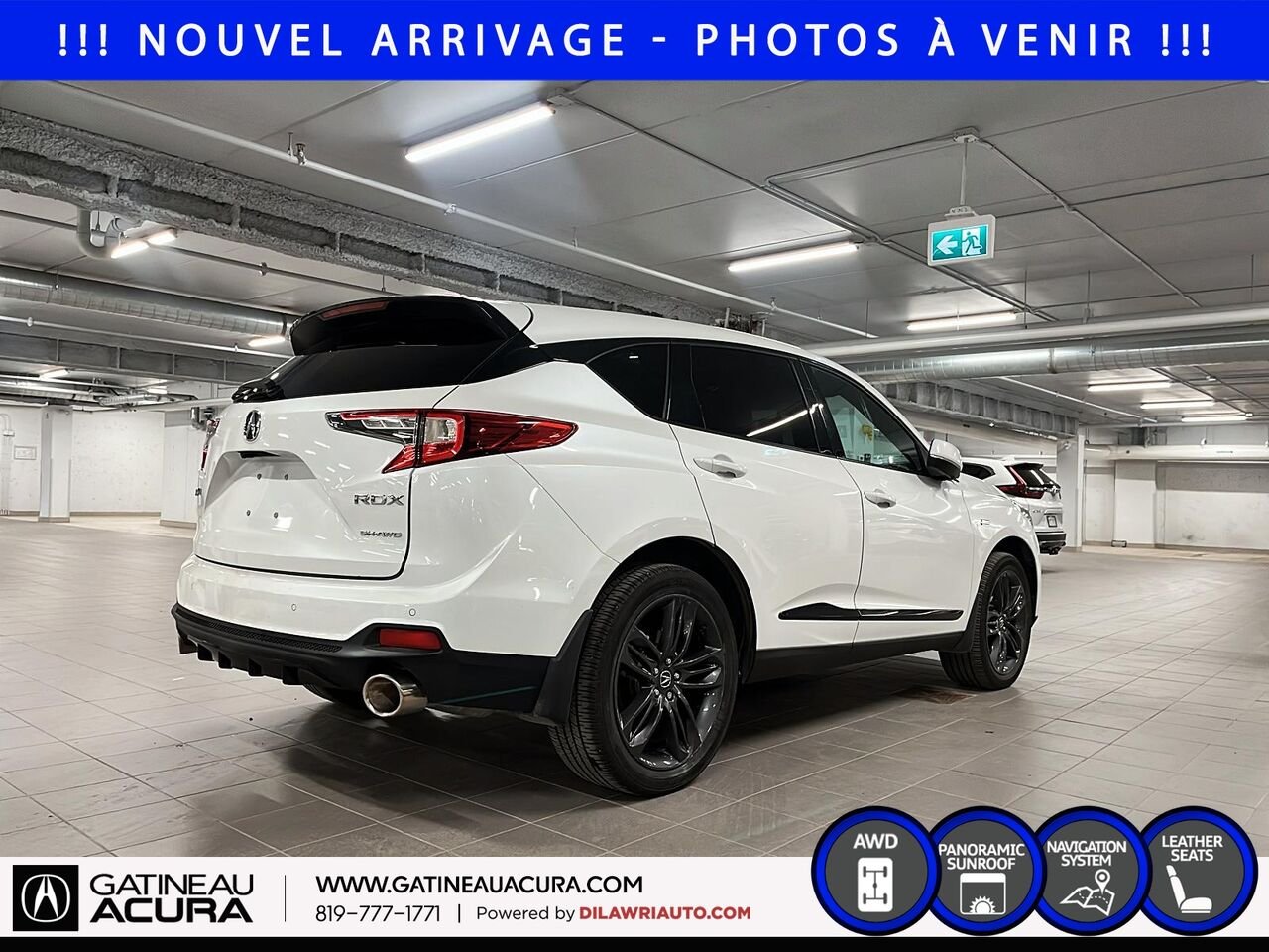 2023 Acura RDX A-Spec SH-AWD White Ottawa & Gatineau - photo #4
