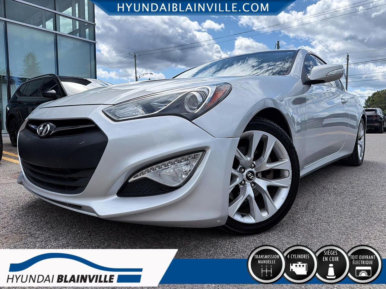 2014 Hyundai Coupé Genesis Silver Blainville - photo #0