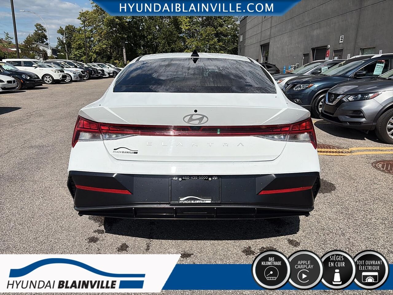 Hyundai Elantra 2024 Blanc Blainville - photo #4