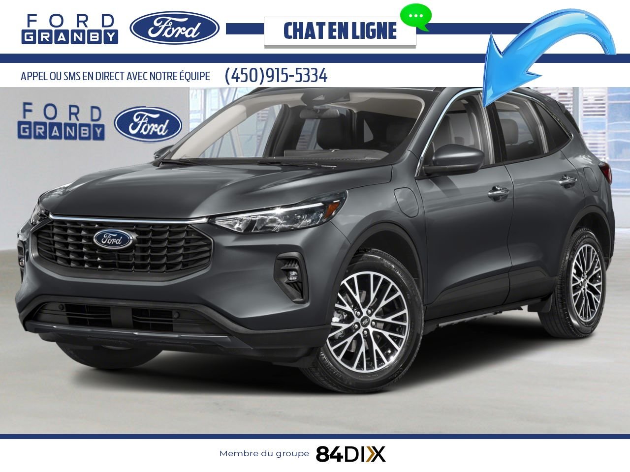 Ford Escape 2025 Gris carbonisé métallisé Granby - photo #0