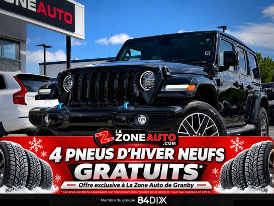 Jeep Wrangler 4xe High Altitude Toit Sky One touch 2023 Noir