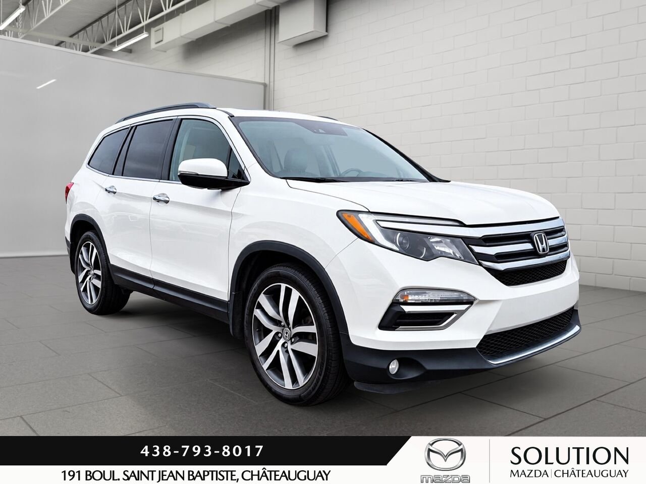 Honda Pilot JAMAIS ACCIDENTÉ / AWD (4X4) / 7 PLACES 2017 Blanc Châteauguay - photo #1