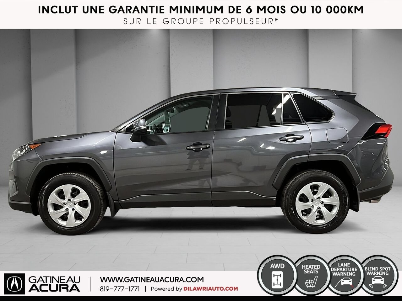 Toyota RAV4 LE AWD 2023 Gris Gatineau - photo #18