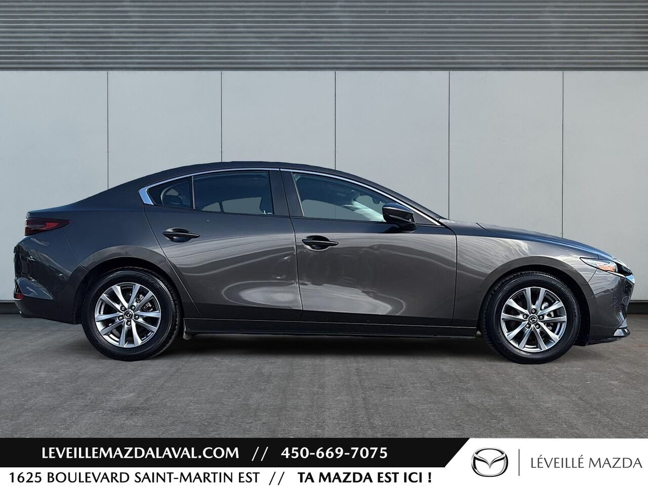 Mazda Mazda3 GS TA 2019 Gris Laval - photo #3