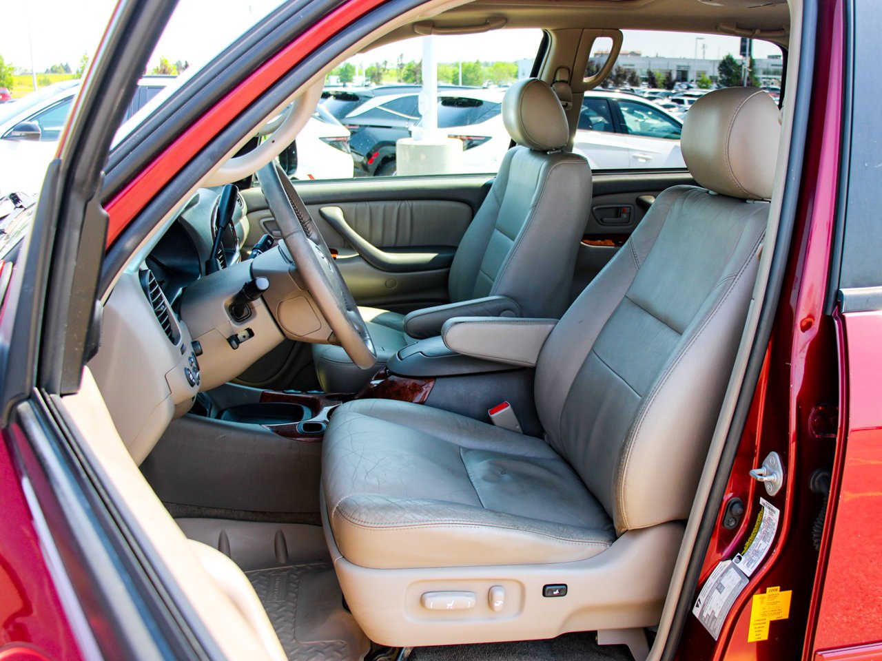 2005 Toyota Tundra Double Cab 140.6 V8 4WD Limited Red Sherwood Park - photo #24