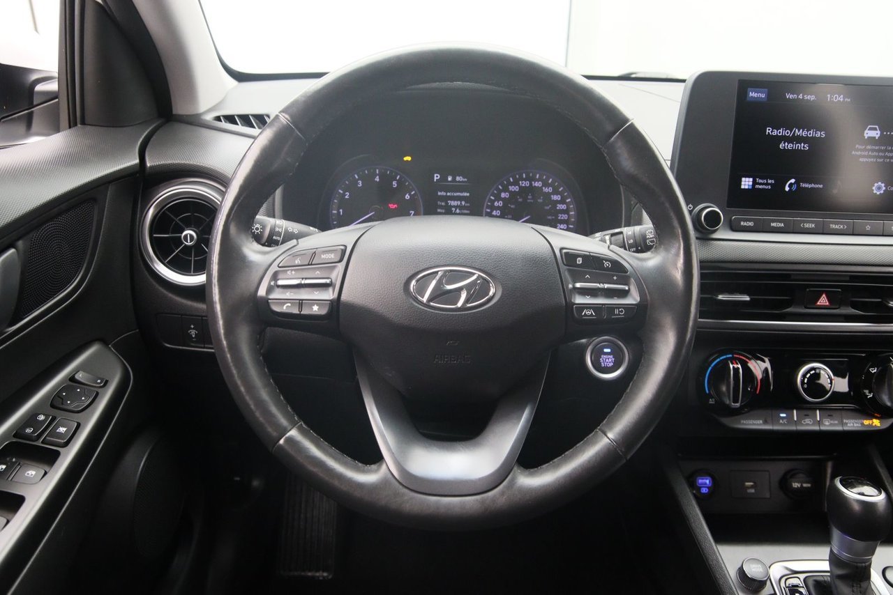 Hyundai Kona Preferred 2023 Blanc Baie-Comeau - photo #10