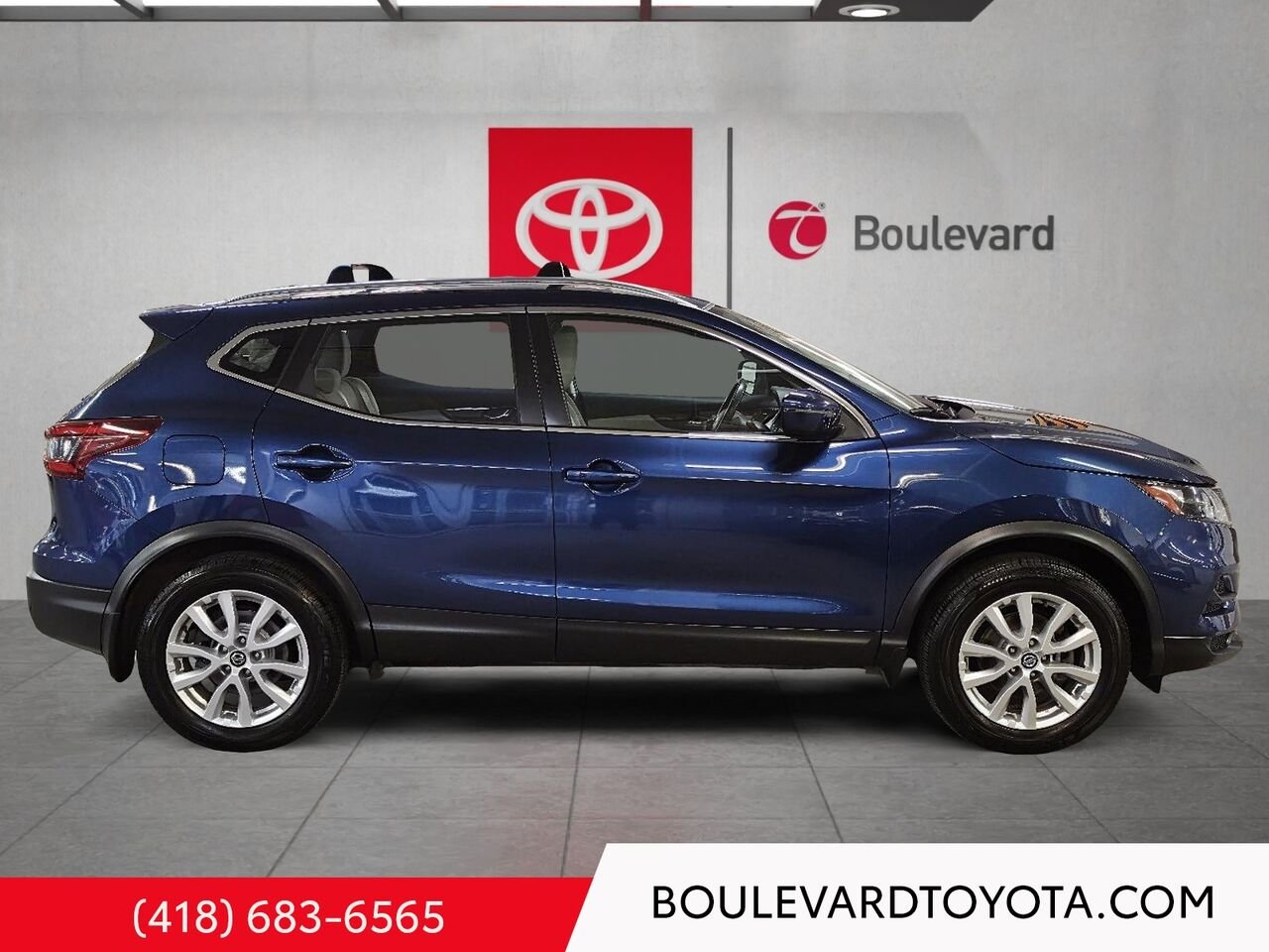 Nissan QASHQAI 100578A-54 | SV, AWD 2022 Bleu Québec - photo #2