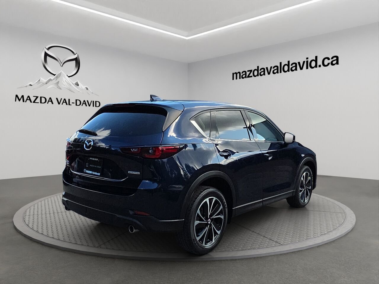 2023 Mazda CX-5 GT TI SIGNATURE, TOIT OUVRANT, COMMANDE AUDIO AU VOLANT, VOLANT CHAUFFANT Blue Val-David - photo #5