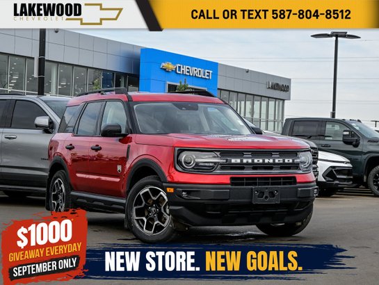 2022 Ford Bronco Sport Big Bend 1.2L EcoBoost | Heated Bucket Seats Red