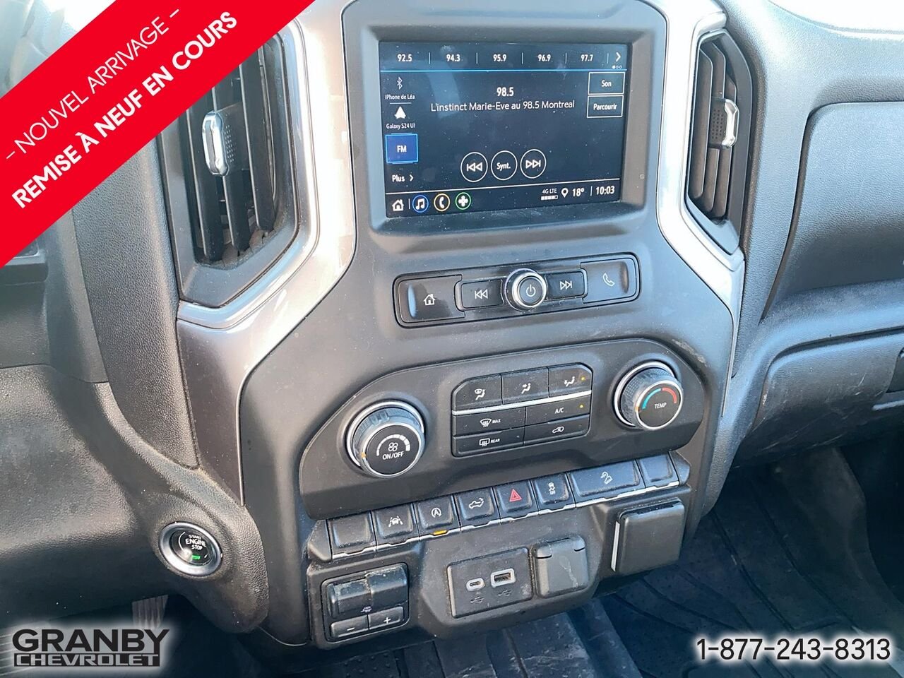 2023 Chevrolet Silverado 1500 Custom Trail Boss cabine multiplace 4RM 157 po | Blue Granby - photo #13