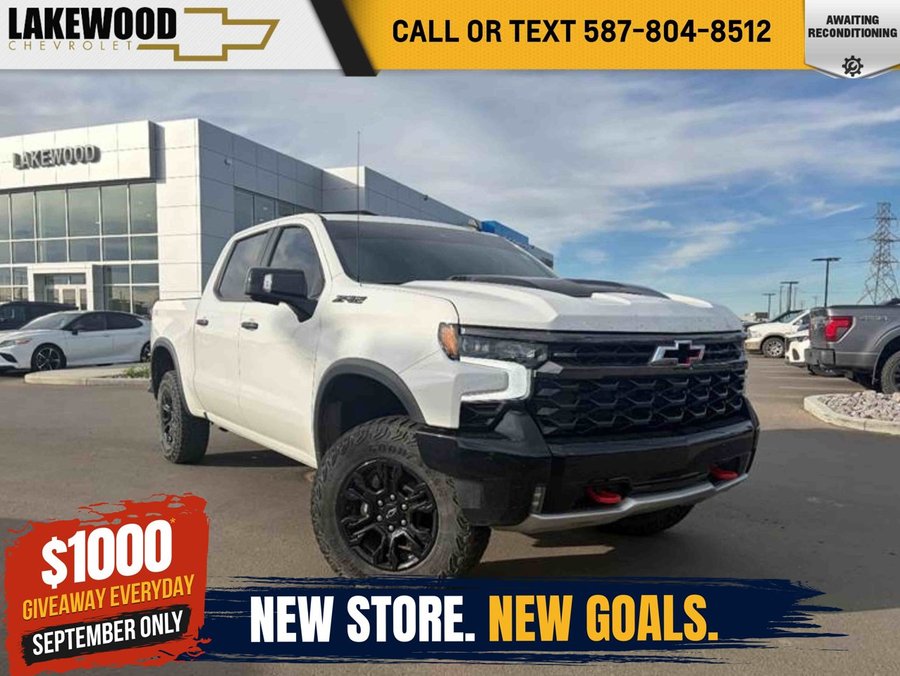 2023 Chevrolet Silverado 1500 3LT ZR2 6.2L | Power Sunroof White