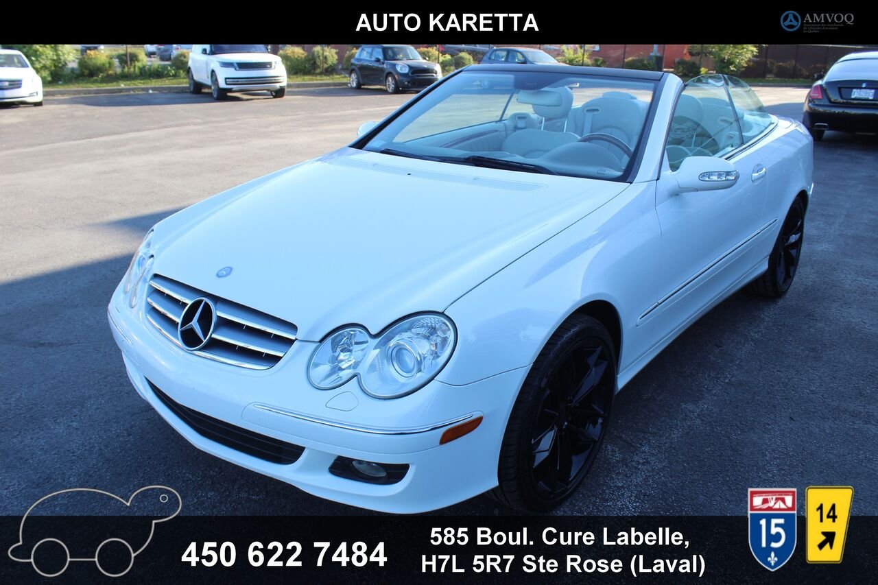 Mercedes-Benz Classe-CLK VIN: WDBTK56G96F204759 2006 Blanc Sainte-Rose - photo #0