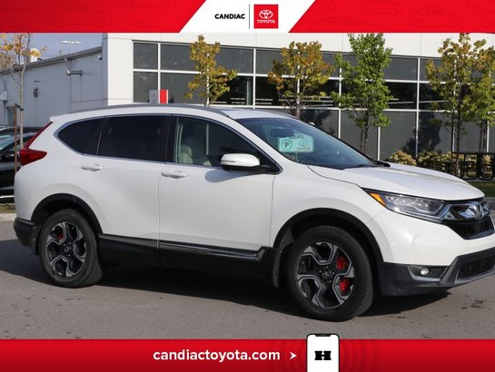 2019 Honda CRV Touring AWD - CUIR - TOIT OUVRANT - HAYON ÉLECT White