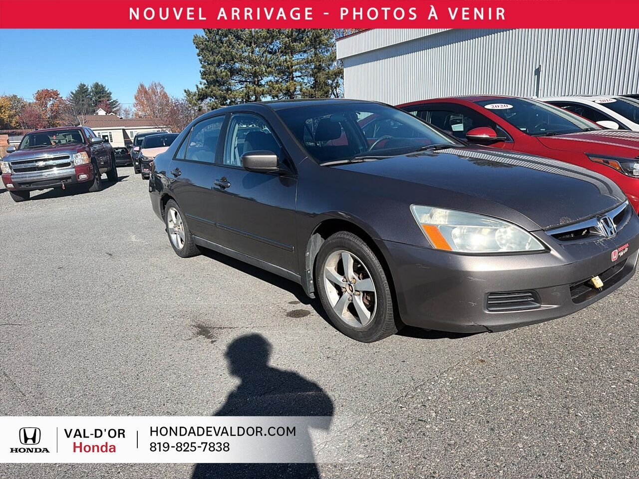 2007 Honda Berline Accord 4 portes, 4 cyl. en ligne, boîte manuelle, DX-G Val-d'Or - photo #1
