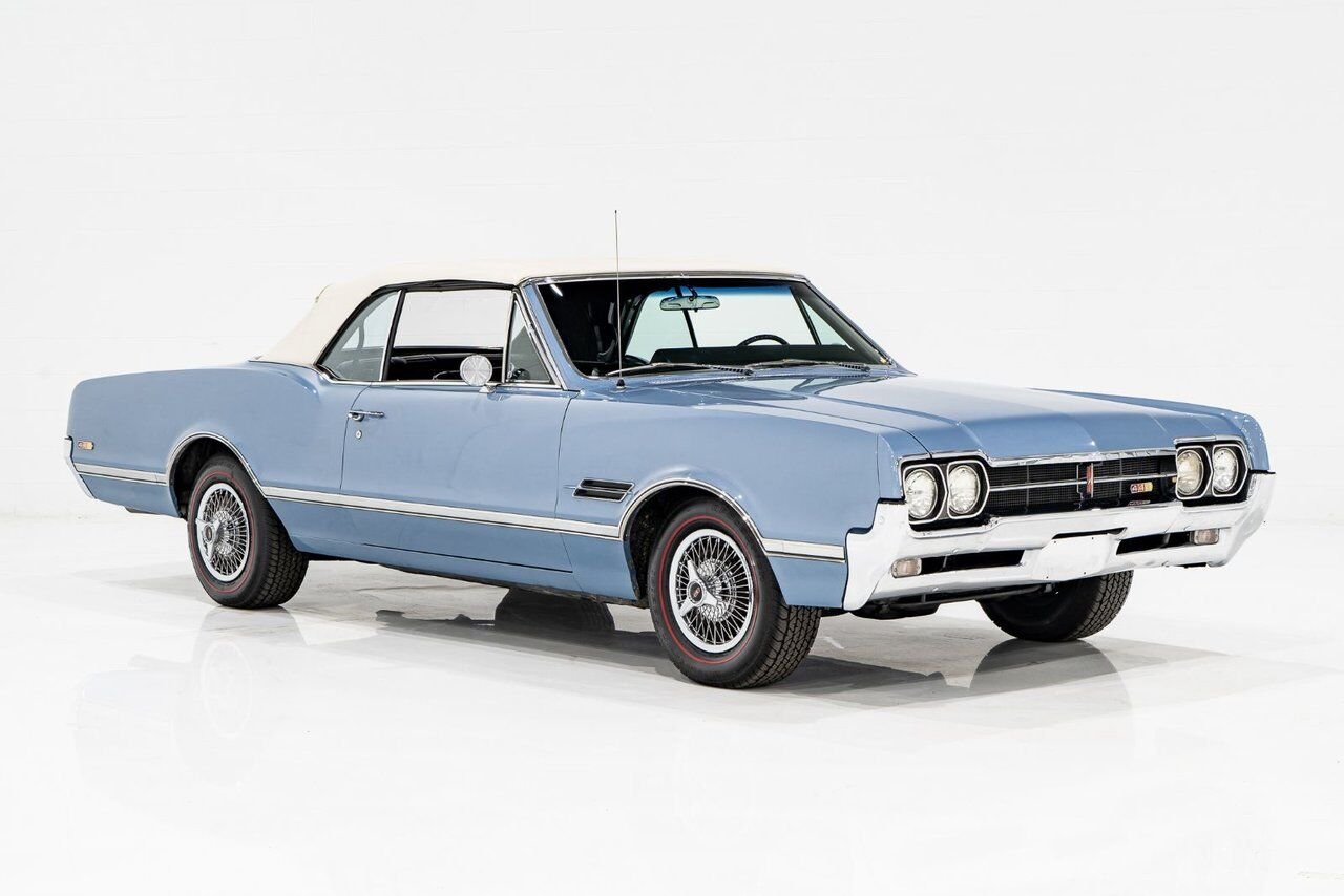 Oldsmobile 442 PRIX EN USD | Matching# 400cu.in. 4-Speed 1966 Bleu Montréal - photo #53