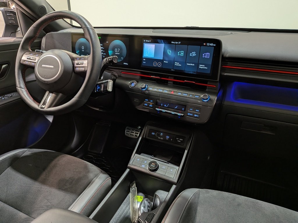 Hyundai Kona 1.6T N Line AWD w/Two-Tone Roof 2025 Gris Val-David - photo #19