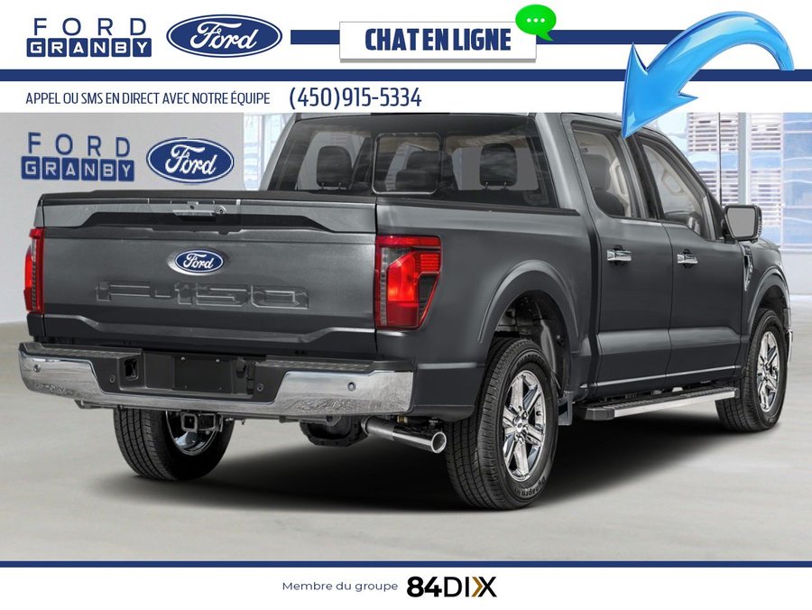 2025 Ford F-150 XLT cabine SuperCrew 4RM caisse de 5,5 pi Carbonized Grey Metallic