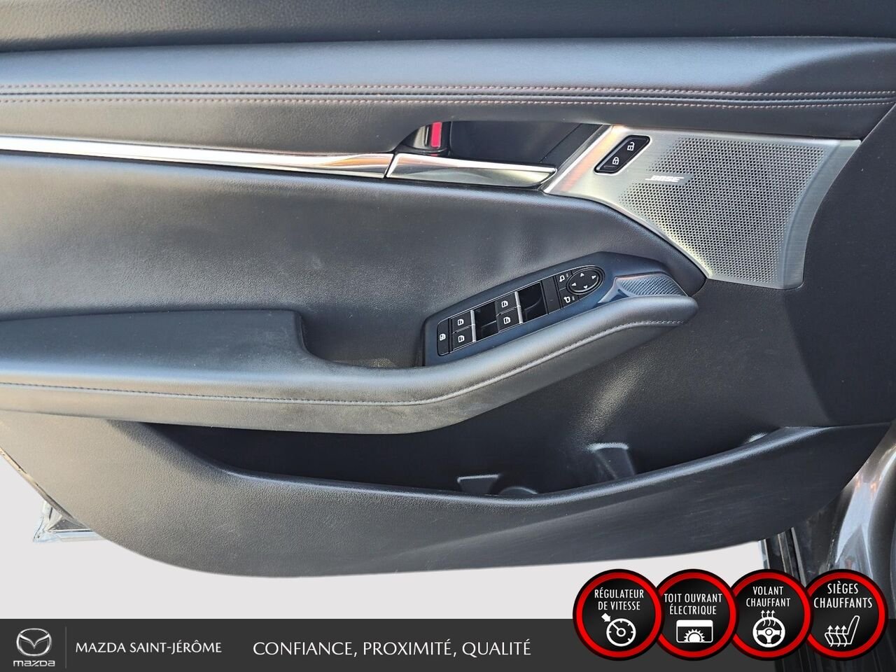 2020 Mazda Mazda3 Sport GT | TOIT OUVRANT | CUIR | AUTOMATIQUE Grey Saint-Jérôme - photo #12