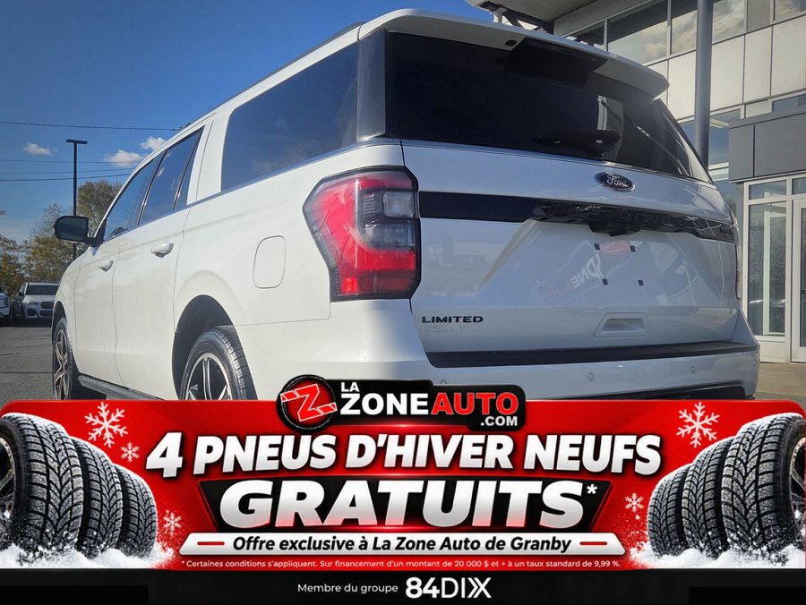 Ford Expedition Limited Max 7 Passagers + Sièges Ventilés + Système Audio B&O 2020 Blanc
