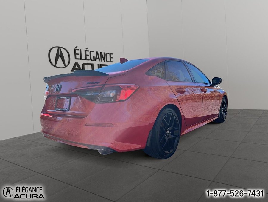 Honda Civic Berline Sport CVT 2022 Rouge
