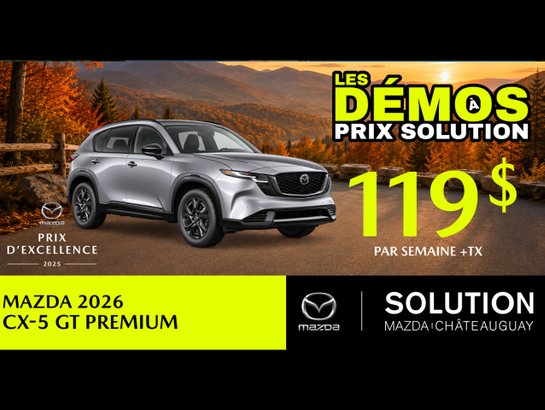 MAZDA CX-5 GROUPE PREMIUM 2026 Gris mécanique métallisé