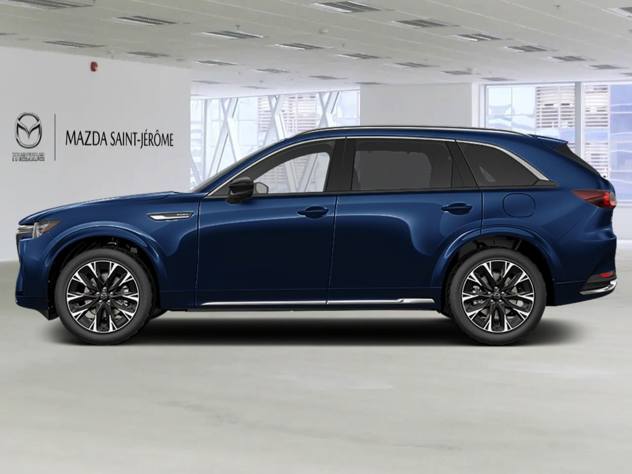 MAZDA CX-90 PHEV SIGNATURE SIGNATURE TI | HYBRIDE RECHARGEABLE | CUIR NAPPA | 3 RANGÉES | CAMÉRA 360° | BOSE 12 2026 Bleu Saint-Jérôme - photo #1