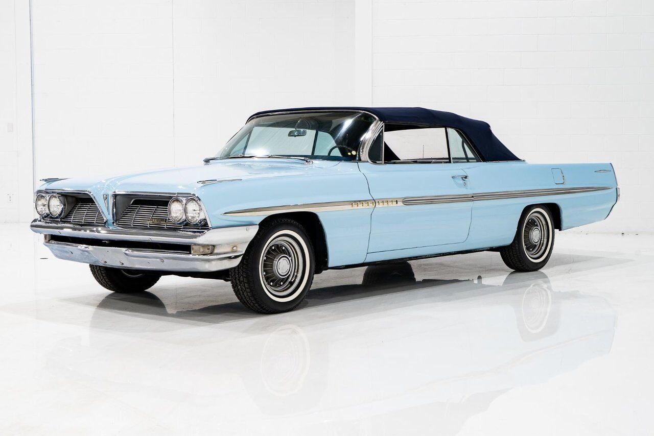1961 Pontiac Bonneville **PRIX EN USD**C8 Suffix 389cu.in. TriPower 4 Speed Blue Montreal - photo #48