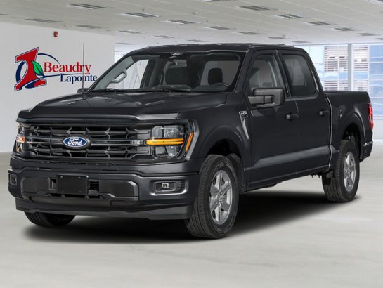 Ford F-150 XLT cabine SuperCrew 4RM caisse de 5,5 pi 2025 Noir agate métallisé