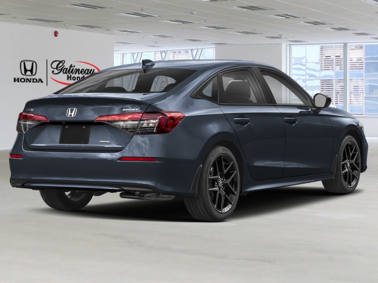 2026 Honda Civic hybride berline Sport eCVT gray Gatineau - photo #1