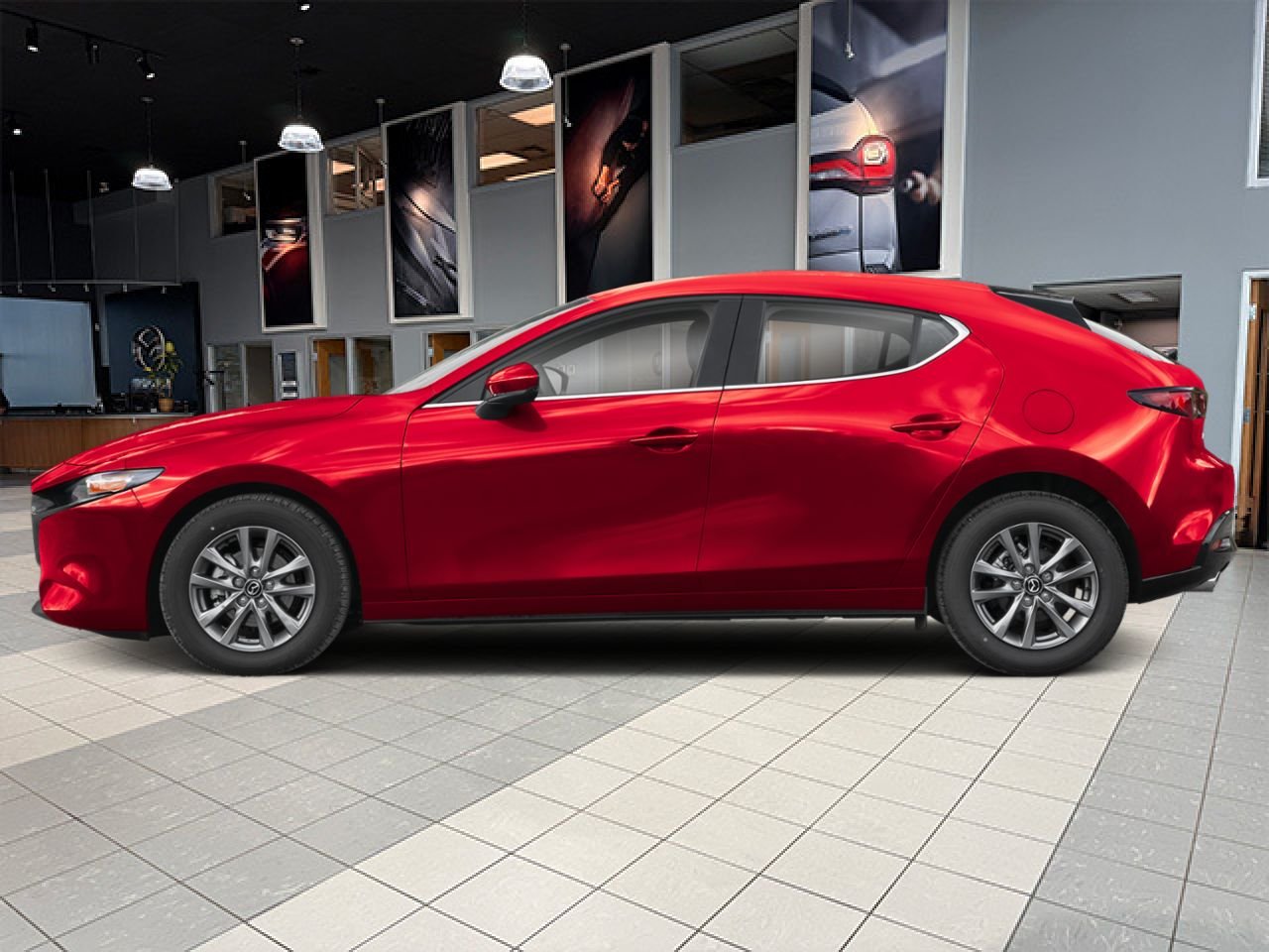 2026 MAZDA Mazda3 Sport Soul Red Crystal Metallic Notre-Dame-des-Prairies - photo #2