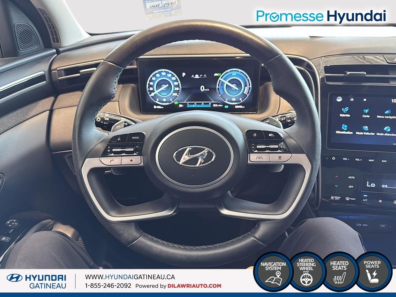 Hyundai Tucson hybride Luxe TI 2023 Bleu Ottawa & Gatineau - photo #9