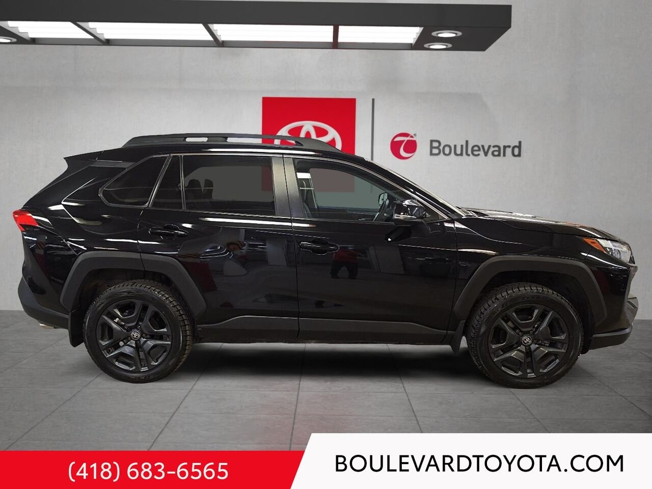 2024 Toyota RAV4 97734B-130 | TRAIL Midnight Black Metallic Québec - photo #2