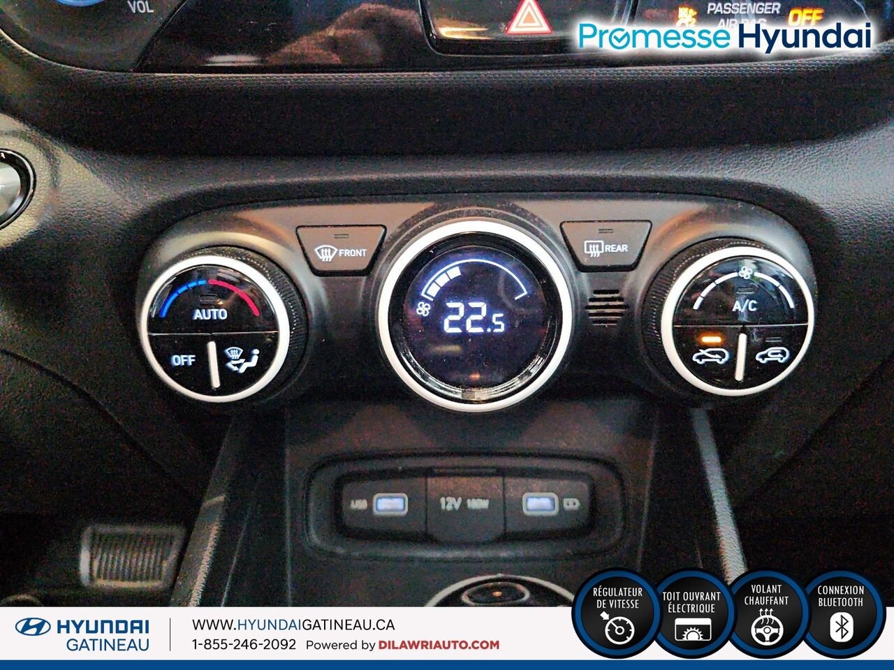 Hyundai Venue Ultimate IVT *** carfax clean , toute equiper , certifier*** 2022 Blanc Ottawa & Gatineau - photo #14