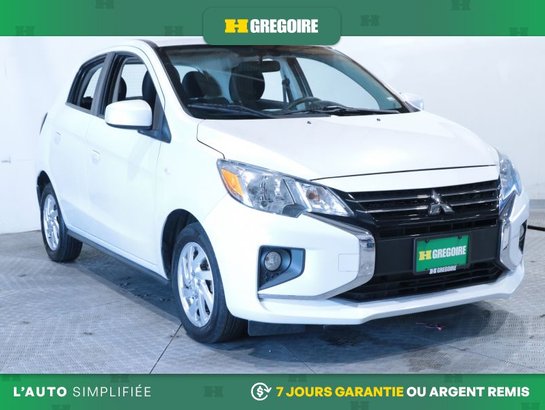 2022 Mitsubishi Mirage SE AUTO AC GR ELEC MAGS CAM RECULE BLUETOOTH White