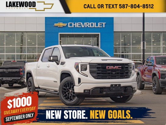 2024 GMC Sierra 1500 Elevation Premium 5.3L X31 | Power Sunroof White