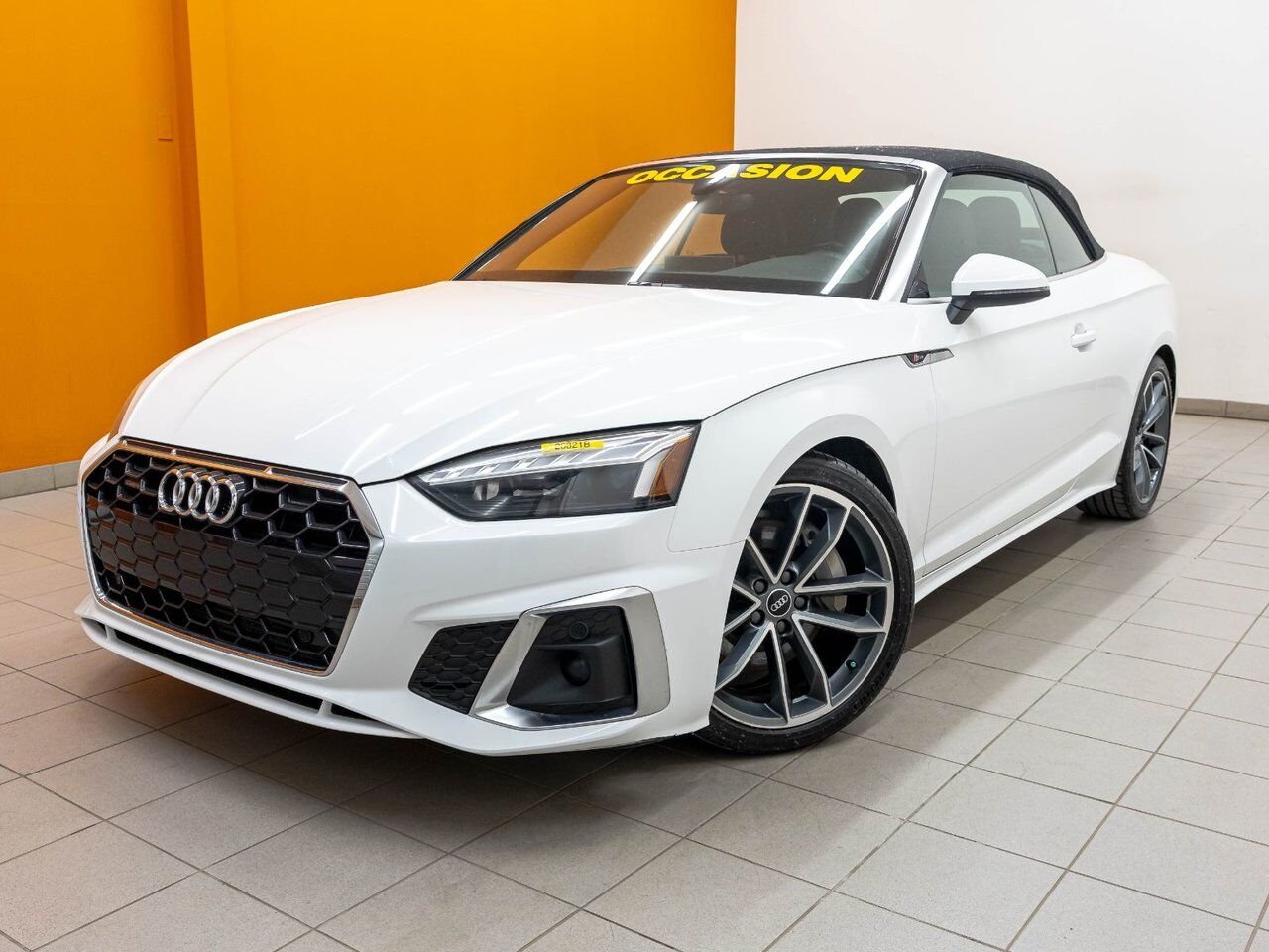 Audi A5 PROGRESSIV S LINE QUATTRO *NAV* CUIR SIÈGES CHAUFF 2021 Blanc Saint-Jérôme - photo #0