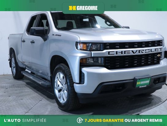2021 Chevrolet Silverado 1500 Custom 4x4 AUTO AC MAGS CAM RECULE BLUETOOTH Silver