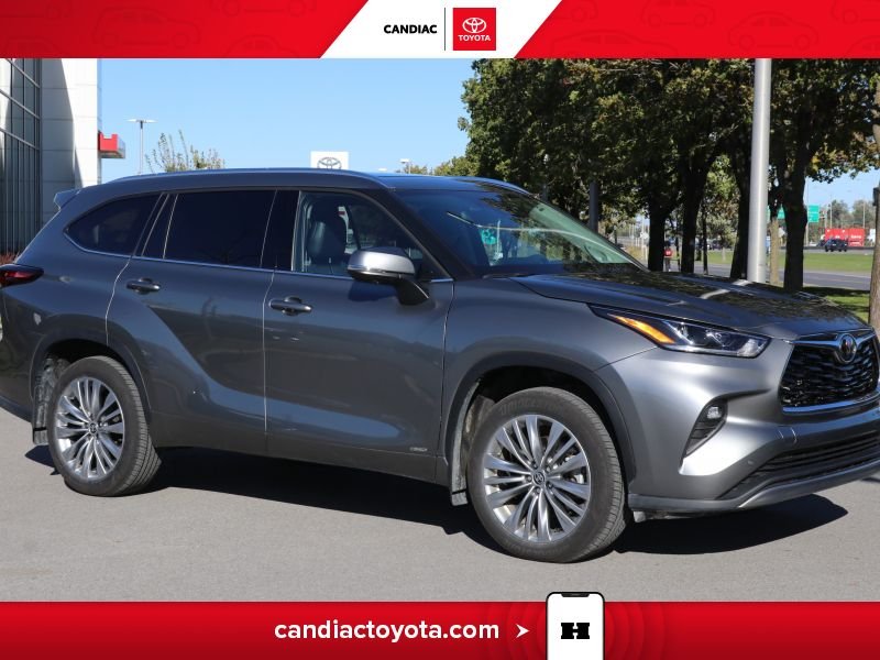 Toyota Highlander Hybrid Limited Platinium AWD - CUIR - TOIT PANORAM 2026 Gris