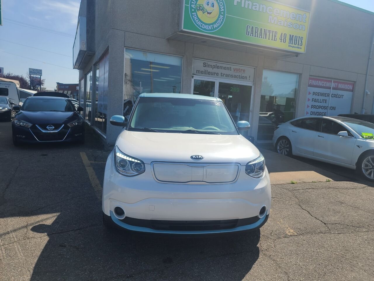 2018 Kia Soul EV White  - photo #7