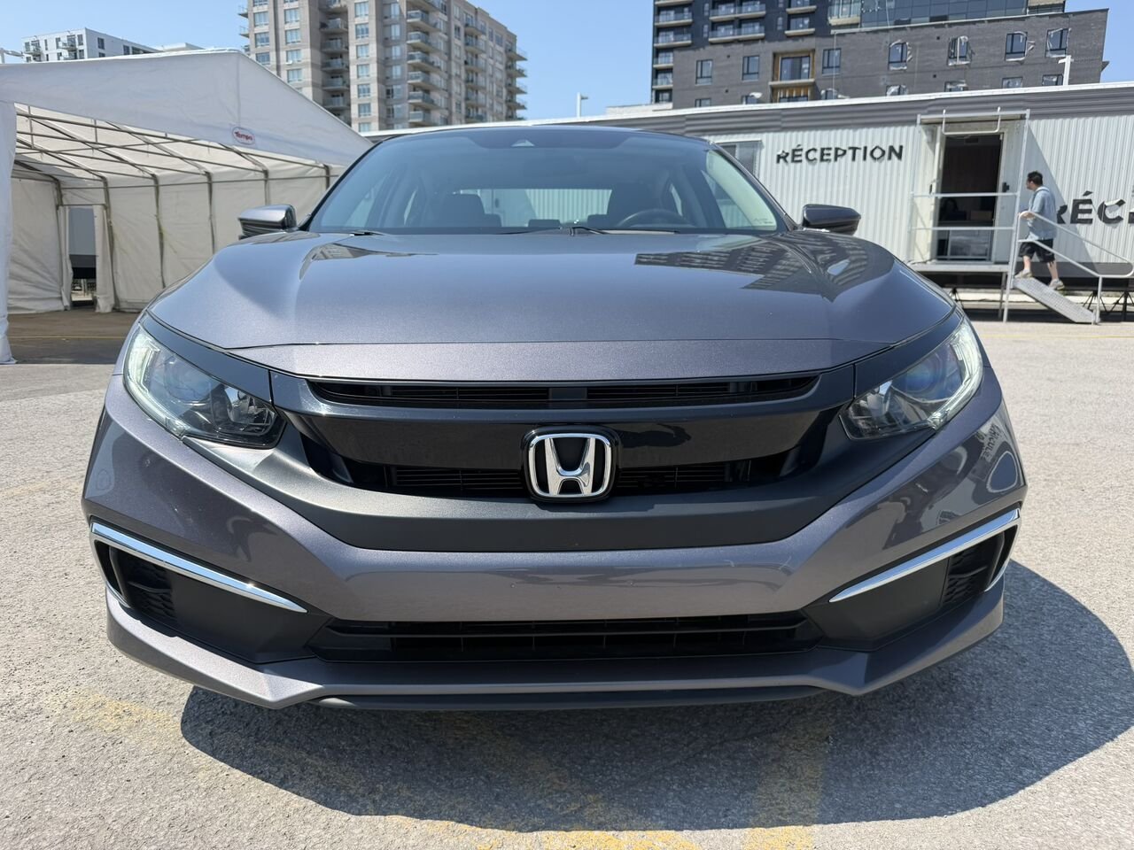 Honda Civic Berline EX AUTOMAITQUE 2019 Noir Laval - photo #4