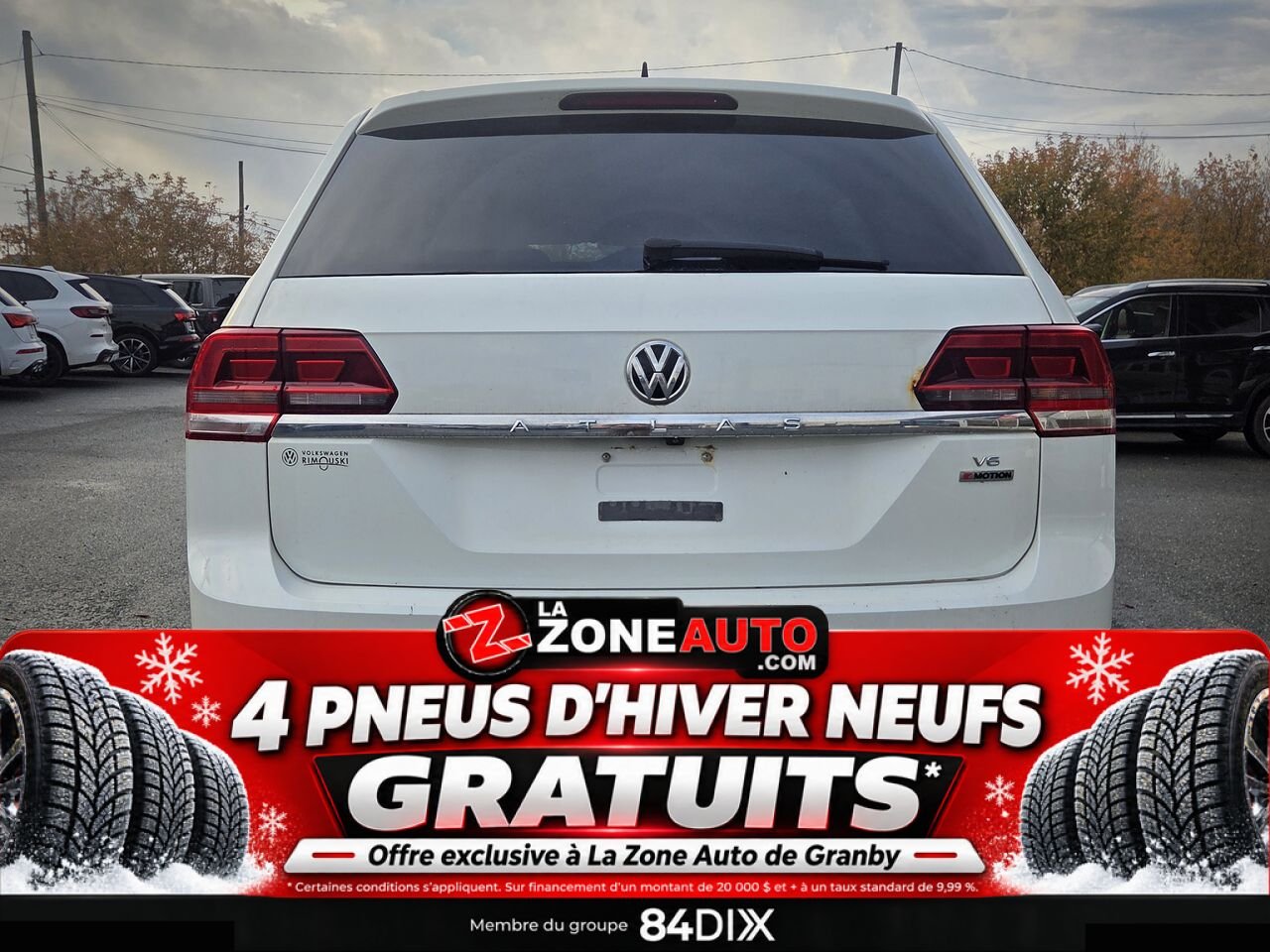 2019 Volkswagen Atlas V6 White Granby - photo #5