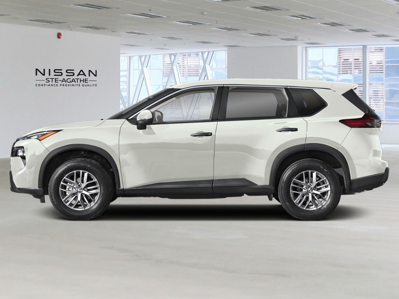 Nissan Rogue 2026 Blanc Everest nacré triple couche Ste-Agathe des Monts - photo #1