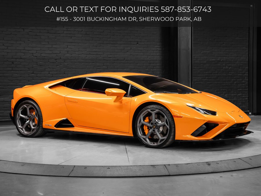 2022 Lamborghini Huracan EVO | Front Axle Lift | 20 Aesir Wheels | Sensonum Audio System Arancio Borealis Metallic