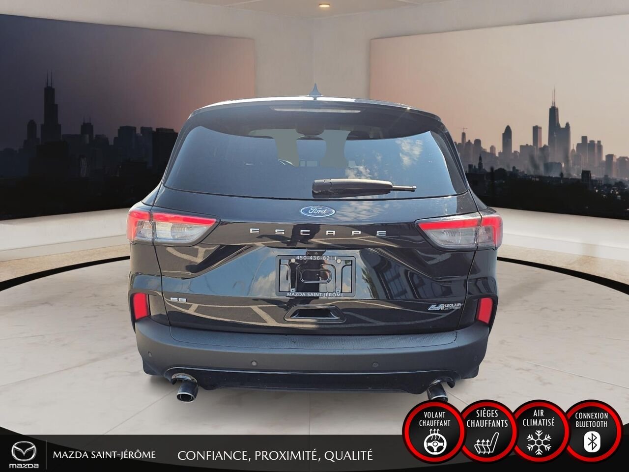 2022 Ford Escape Black Ste-Agathe des Monts - photo #6