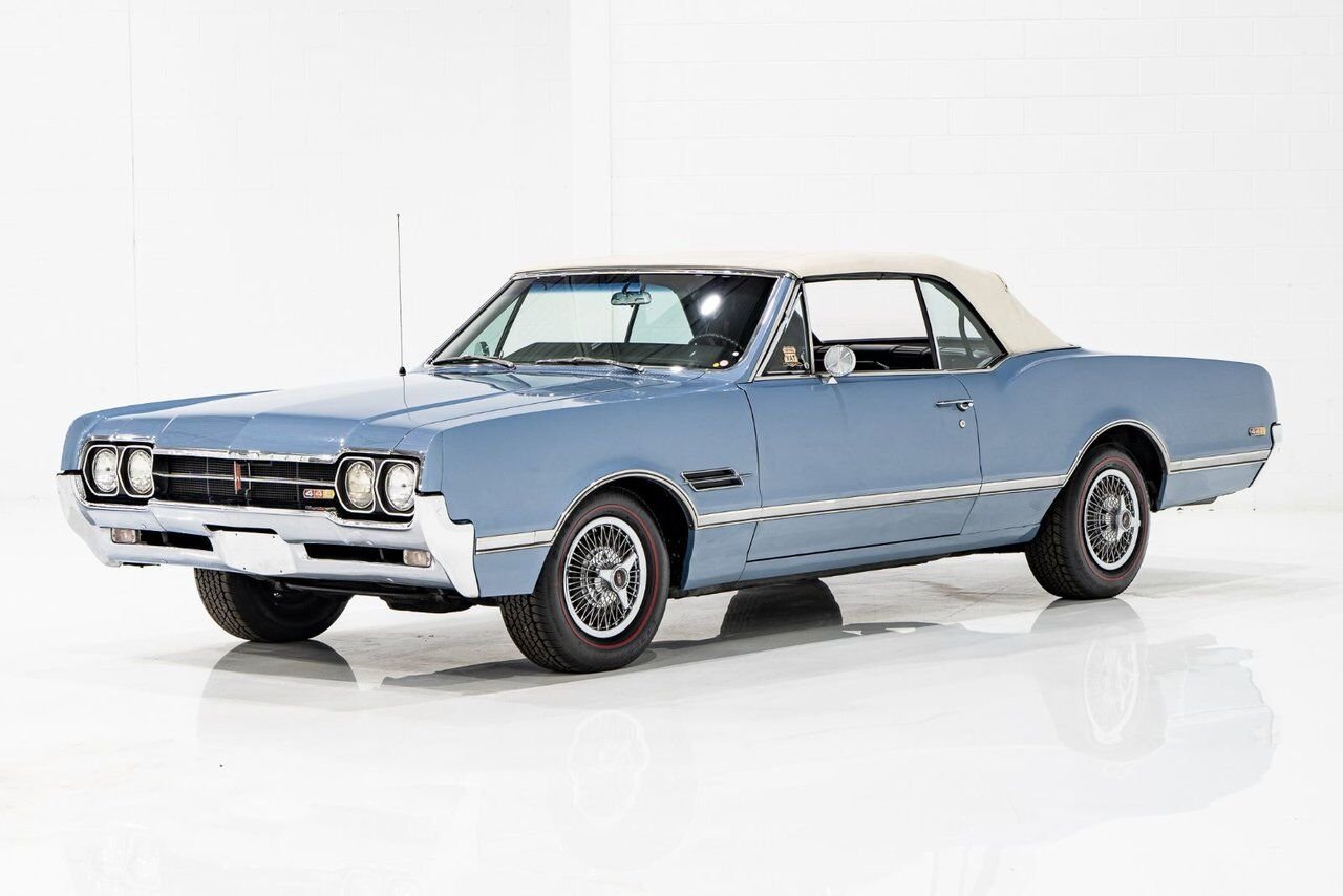 Oldsmobile 442 PRIX EN USD | Matching# 400cu.in. 4-Speed 1966 Bleu Montréal - photo #55